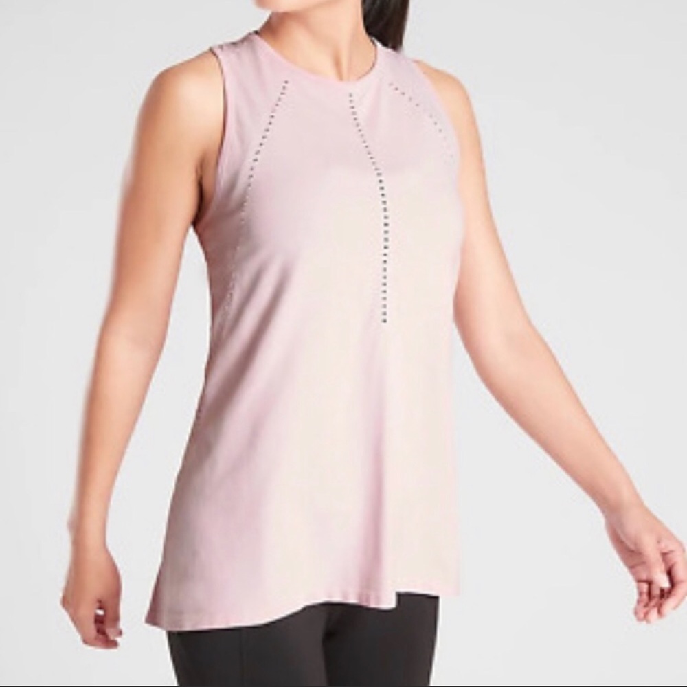 Athleta Foothill Split Back Athletic Tank Top Xs - image 3